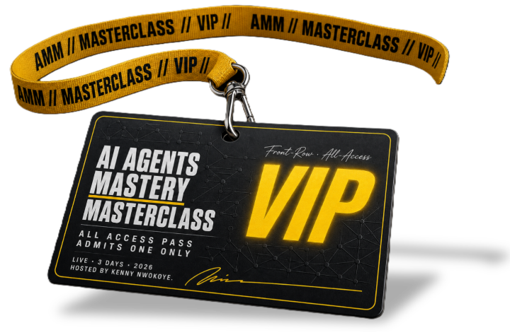 AMM VIP Pass — All Access lanyard and badge mockup
